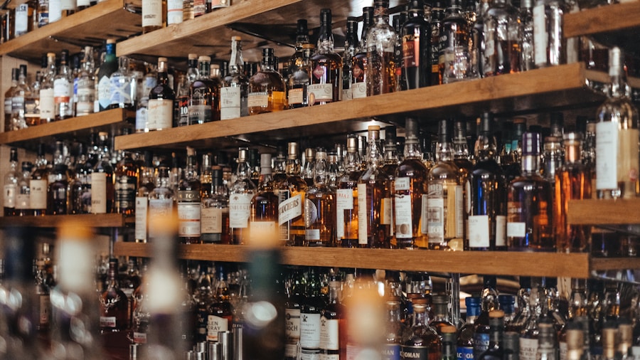 beverage spirits alcohol selection