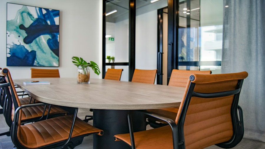 business executives conference table