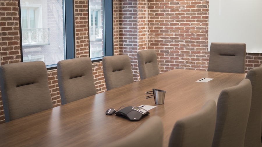 business executives meeting conference table