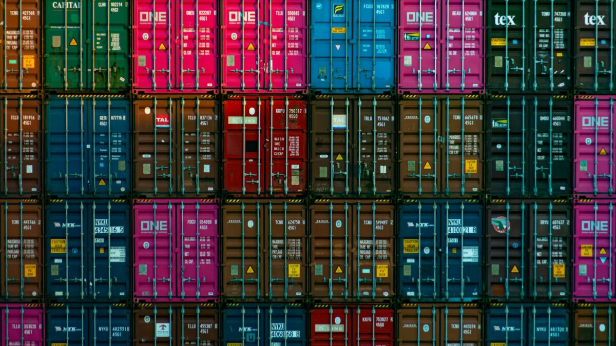 cargo containers tariffs trade