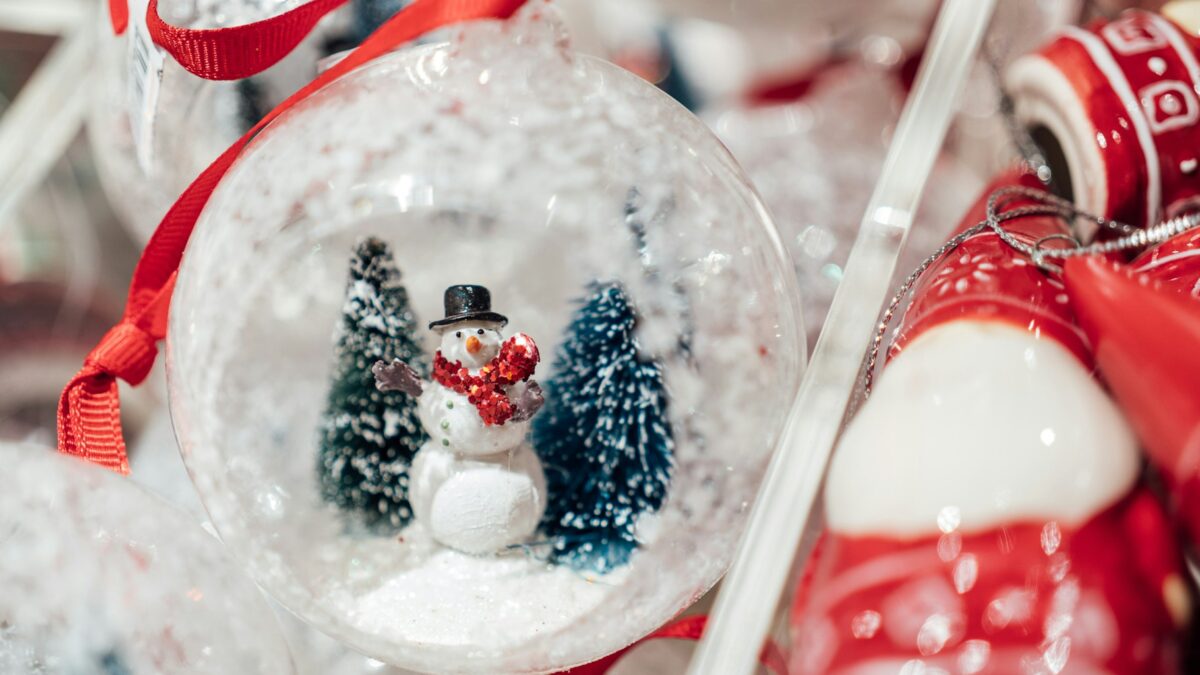 Christmas decorations shopping