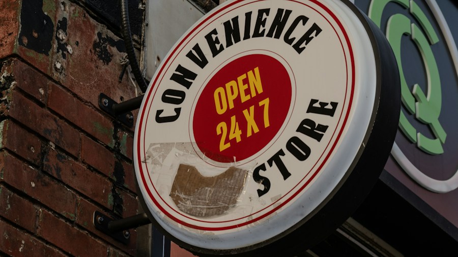 customer shopping convenience store hours