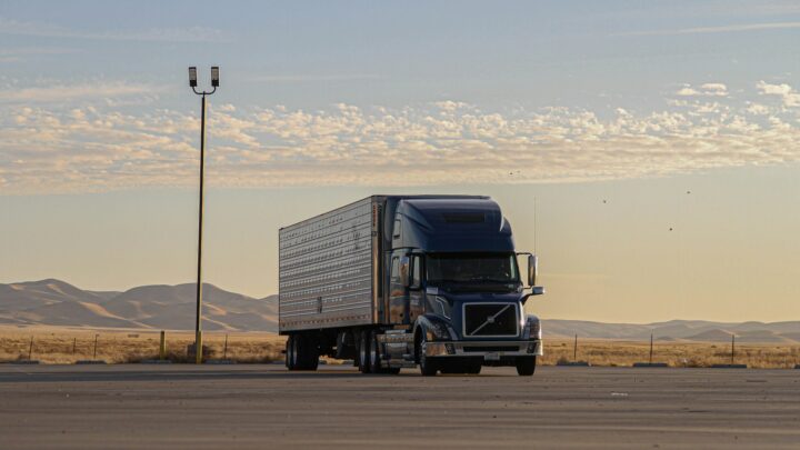 delivery driver packages truck