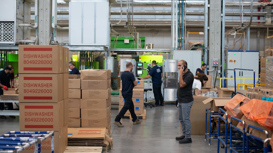 delivery package sorting center