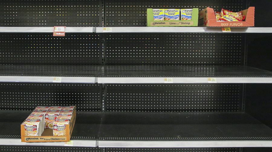 digital shelf label blinking light product search