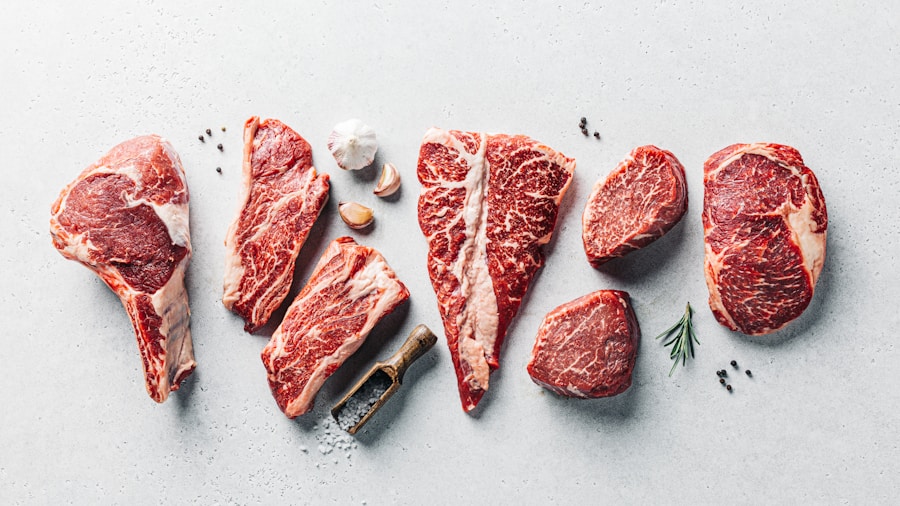 family grocery checkout beef
