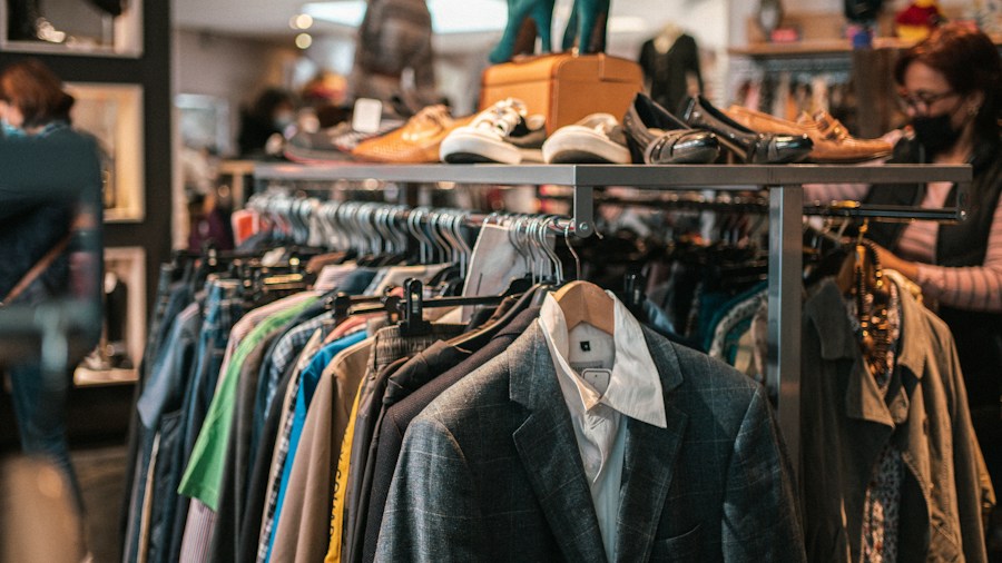 fashion clothing store display