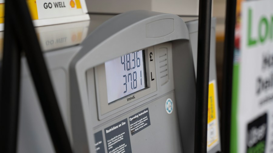gas station fuel pump prices