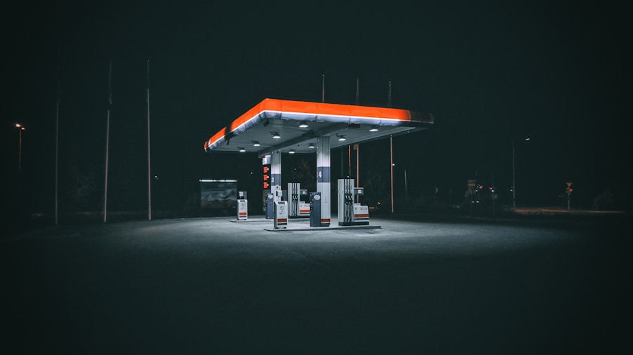 gas station fuel pump prices