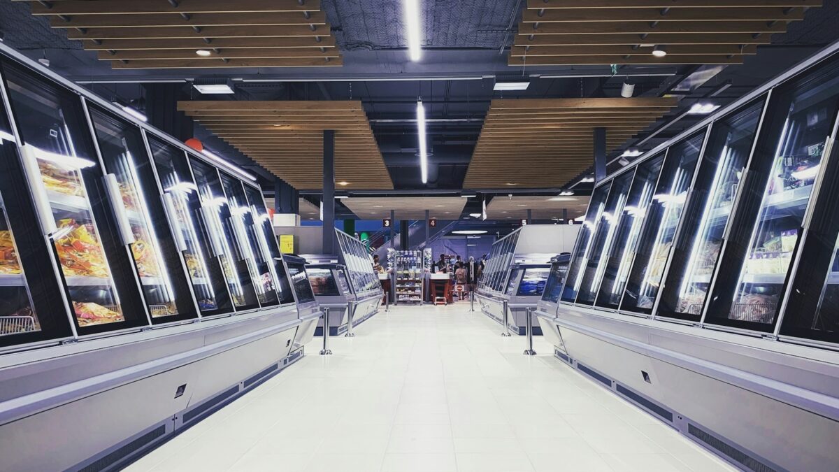grocery shopping fresh chicken meat counter