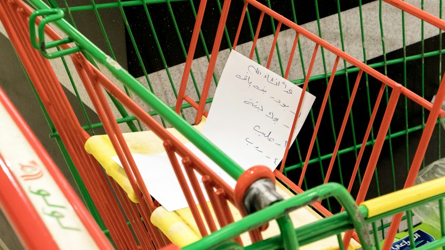 grocery shopping receipt costs