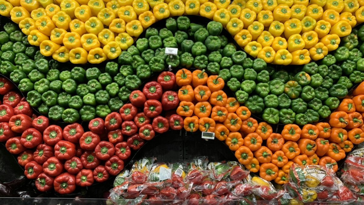 grocery shopping supermarket produce