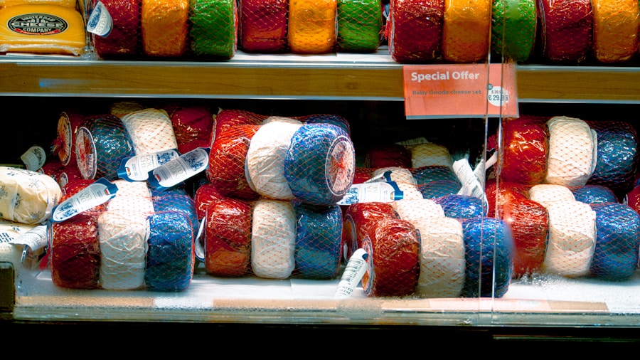 grocery store dairy cheese aisle