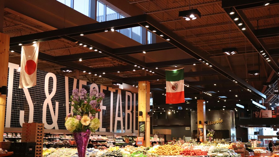 grocery store fresh produce section
