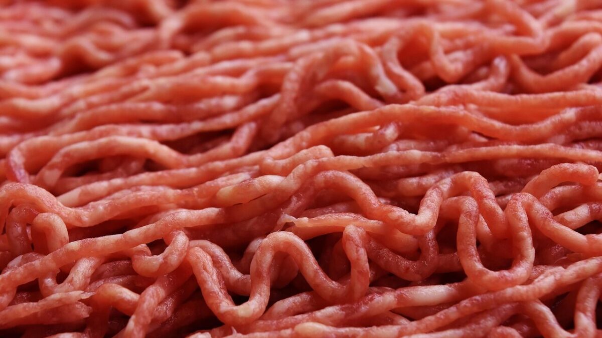 ground beef package supermarket