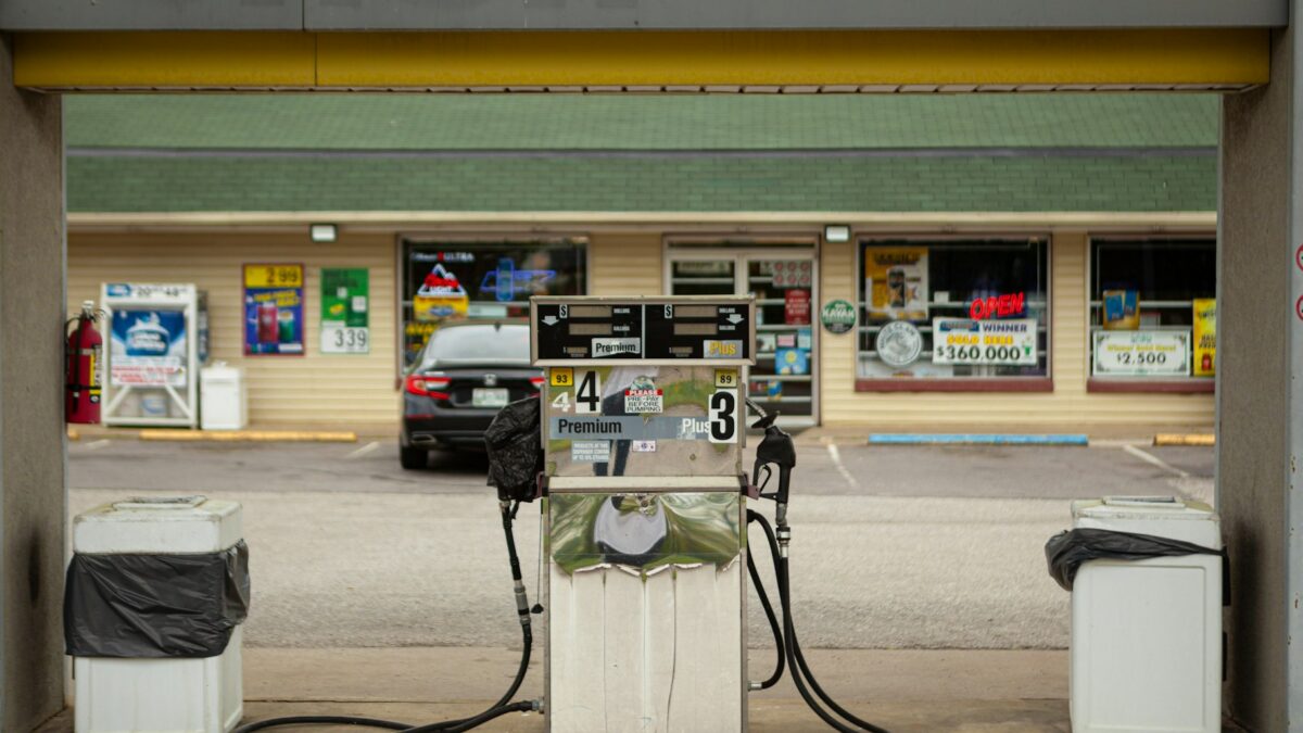 holiday shopping gas station