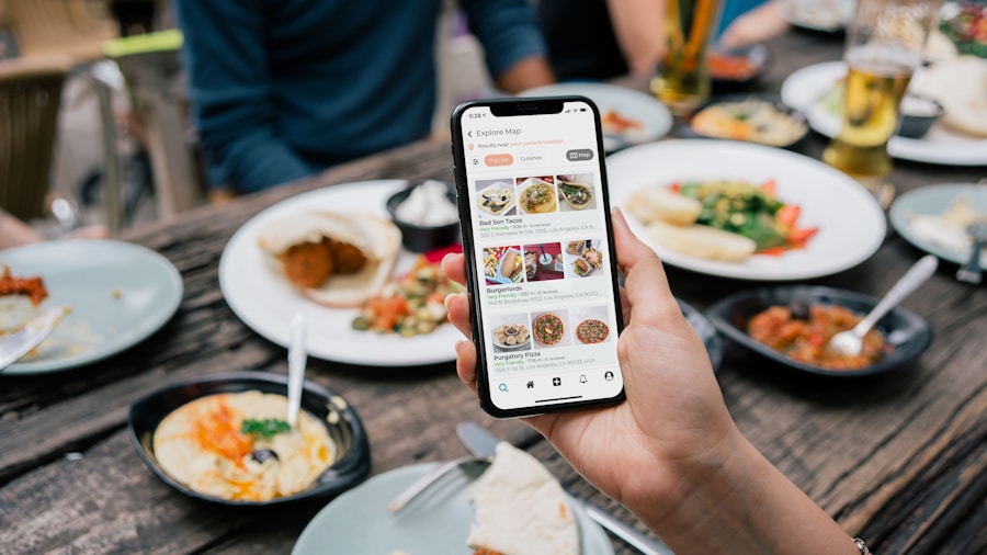 mobile phone food ordering app