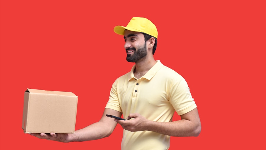 online shopping package delivery