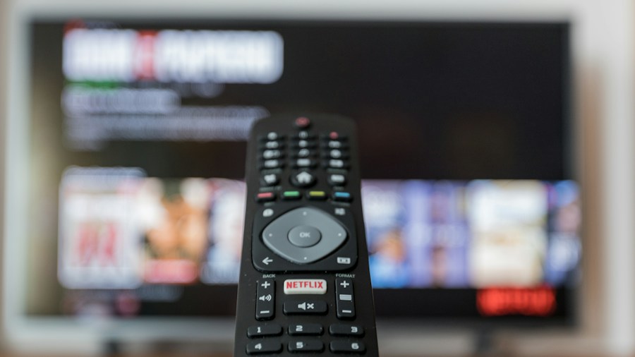 remote control selecting news option