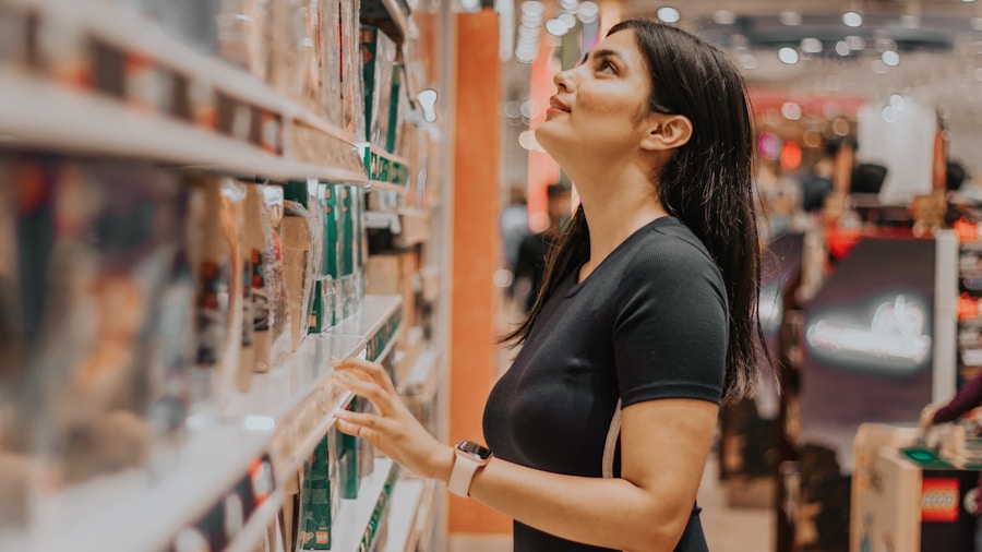 retail store customer shopping
