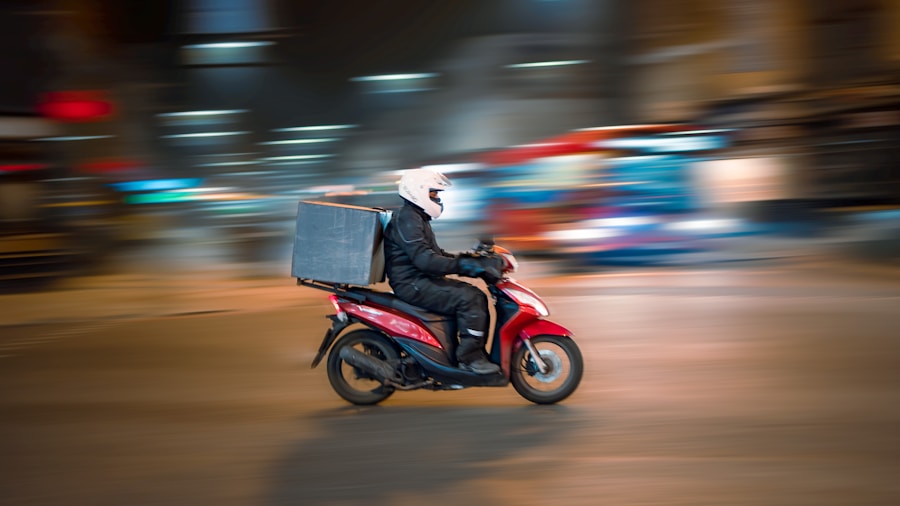 shopper receiving fast delivery
