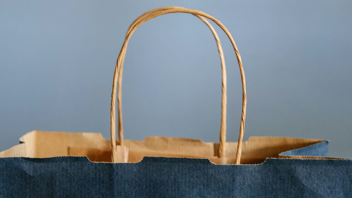 shopping bags retail goods