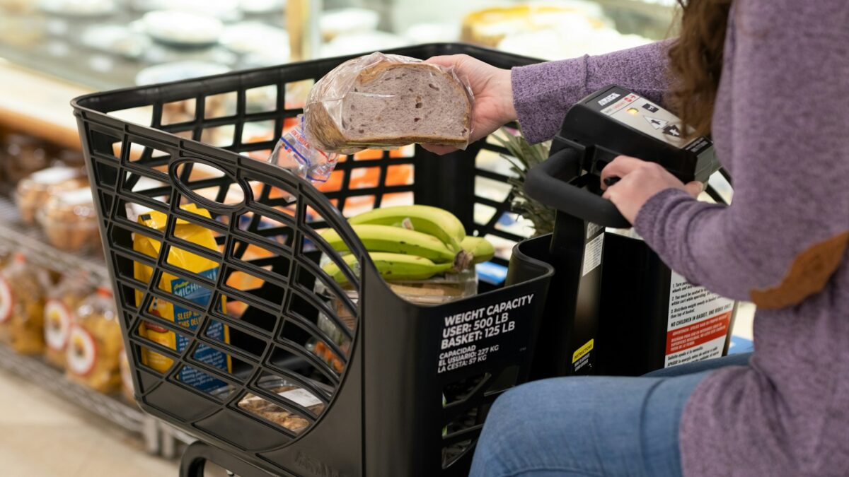 shopping cart grocery store checkout