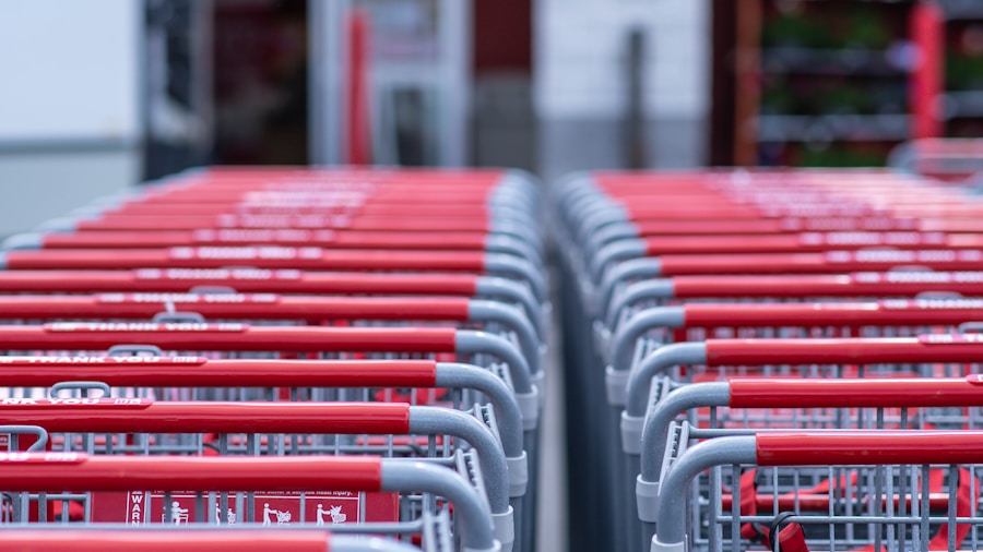 shopping cart retail store