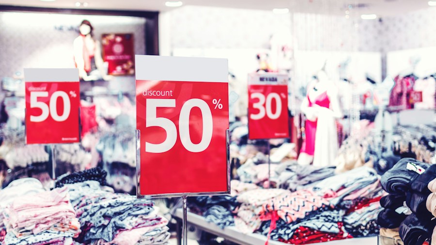 shopping cart seasonal discounts