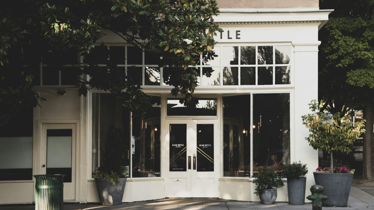 small retail business storefront