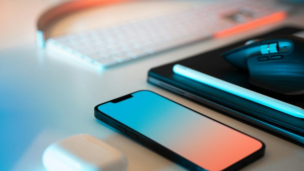 smartphone on desk comparing models