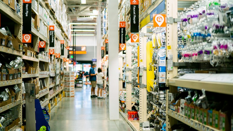 supermarket aisle private label products