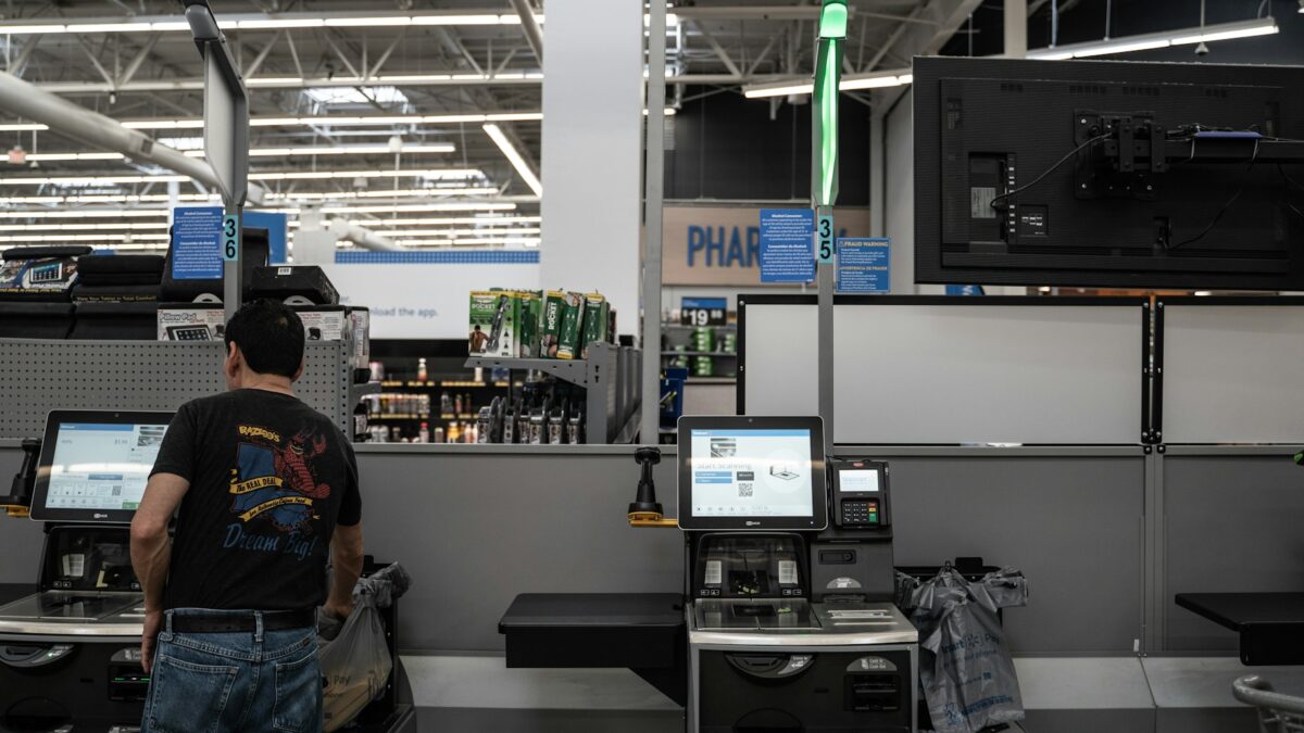 warehouse shopping checkout payment